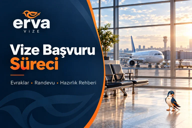 Vize başvuru süreci – Evraklar ve randevu rehberi | Erva Vize