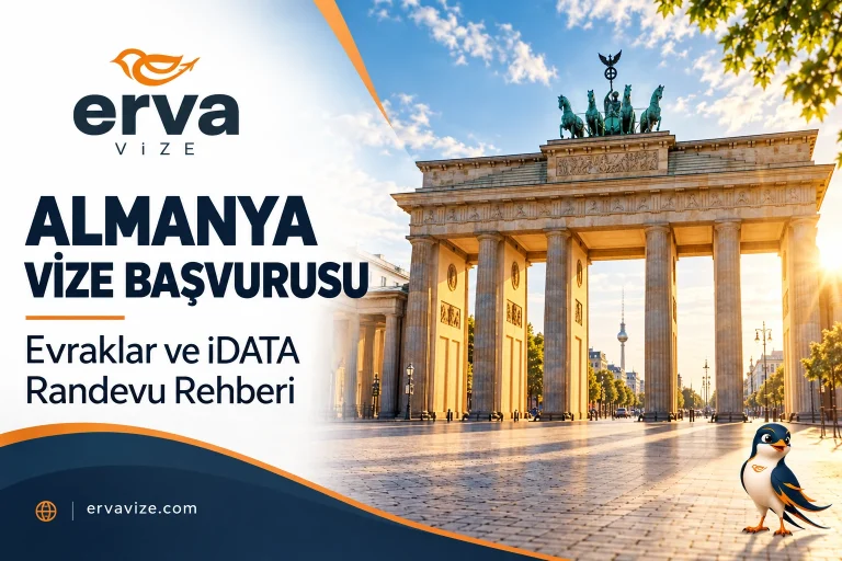 Almanya vize başvurusu – Evraklar ve iDATA randevu rehberi | Erva Vize