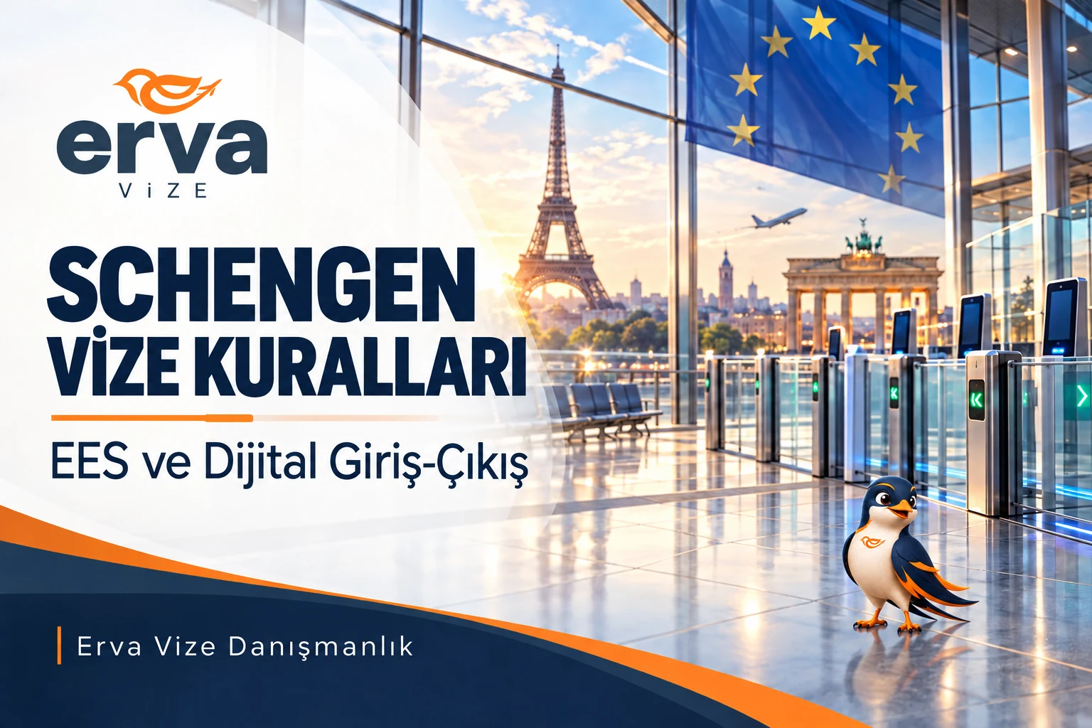 Schengen vize kuralları ve EES dijital giriş-çıkış sistemi | Erva Vize