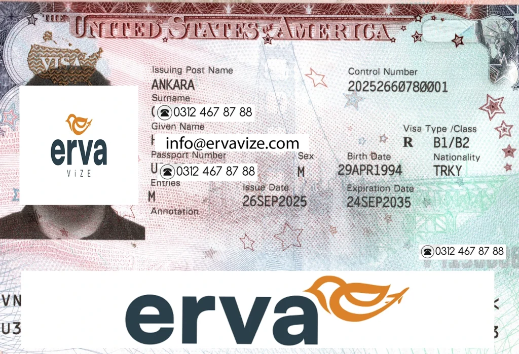 Erva Vize ABD vize başvuru sonuçlarından örnek 1