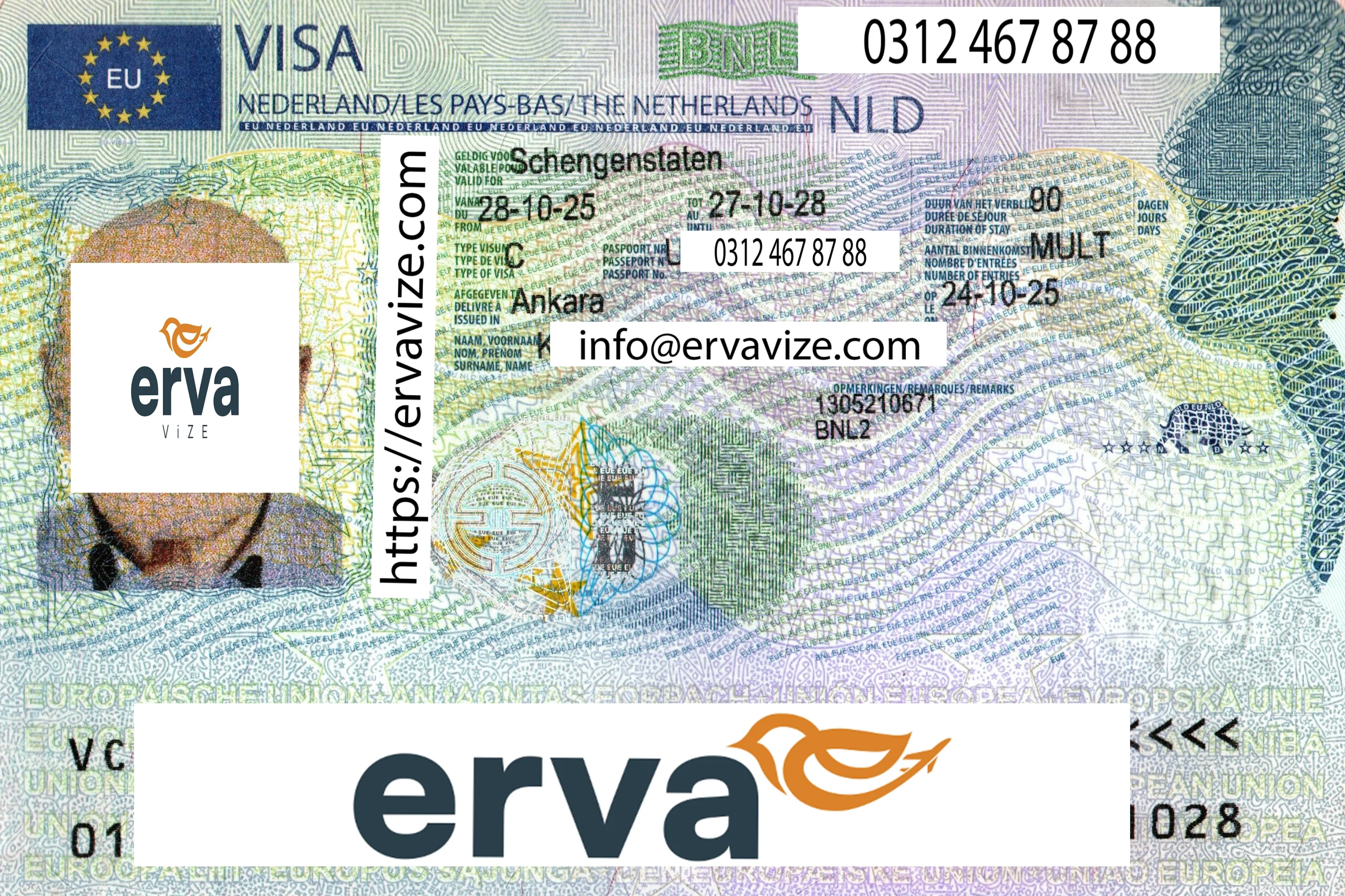 Erva Vize Hollanda başvuru sonuçlarından örnek 4