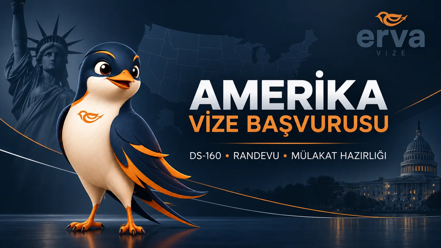 Amerika vizesi başvurusu için profesyonel danışmanlık – Erva Vize