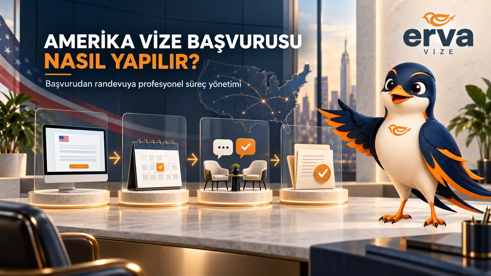 Amerika vize başvurusu nasıl yapılır – DS-160 ve randevu süreci