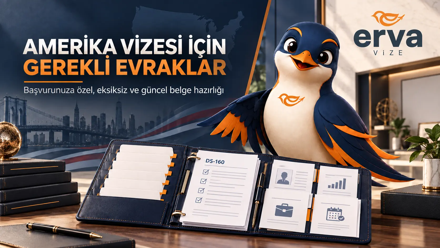 Amerika vizesi için gerekli evraklar ve başvuru belgeleri