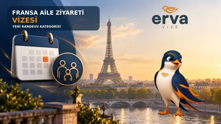 Fransa aile ziyareti vizesi randevusu