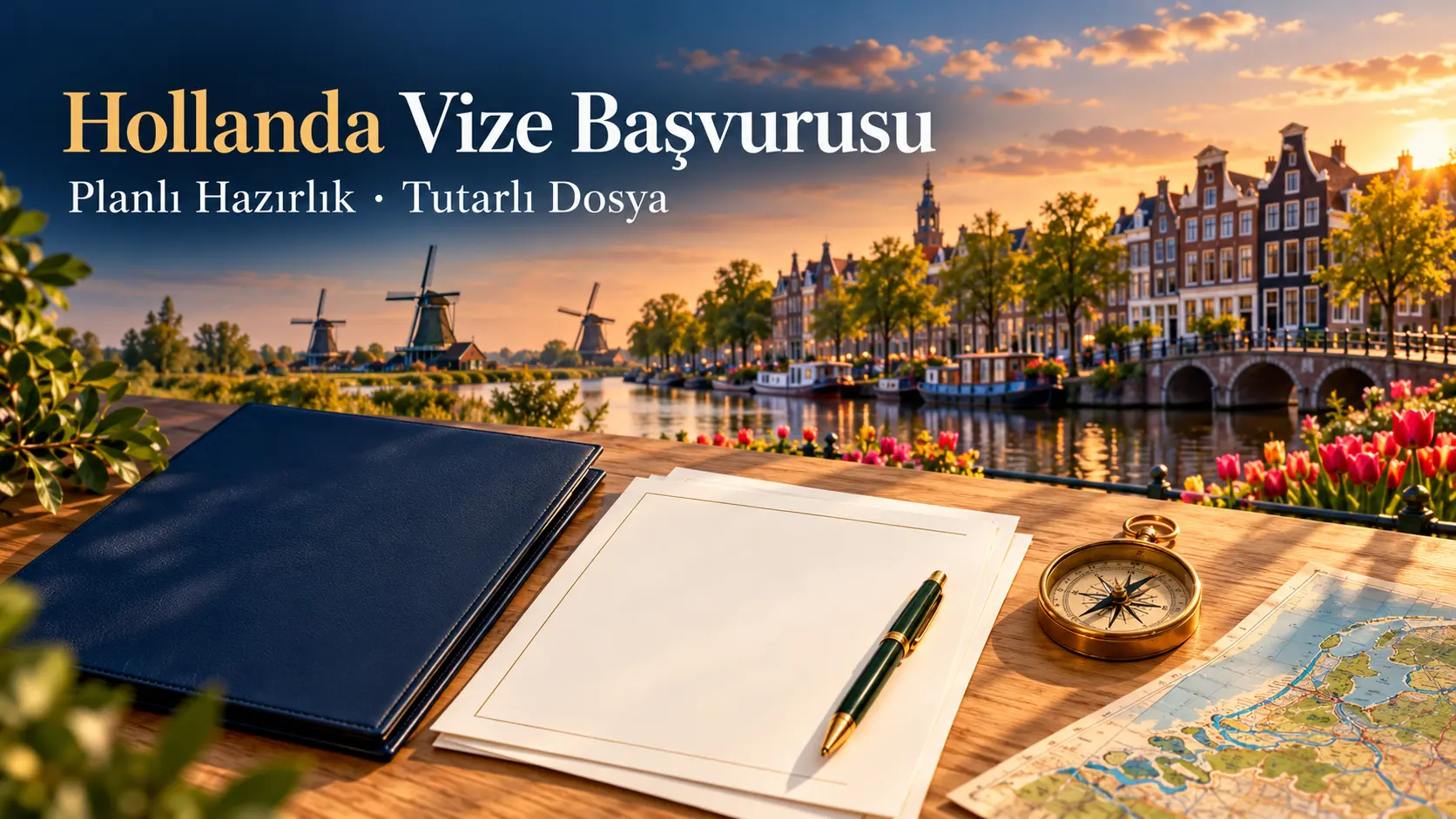 Hollanda Vize Başvurusu — Planlı Hazırlık ve Tutarlı Dosya | Erva Vize