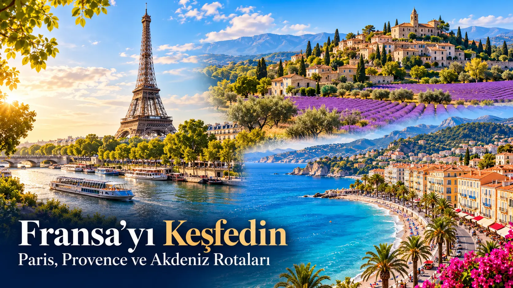 Fransa’yı Keşfedin — Paris, Provence ve Akdeniz Rotaları | Erva Vize