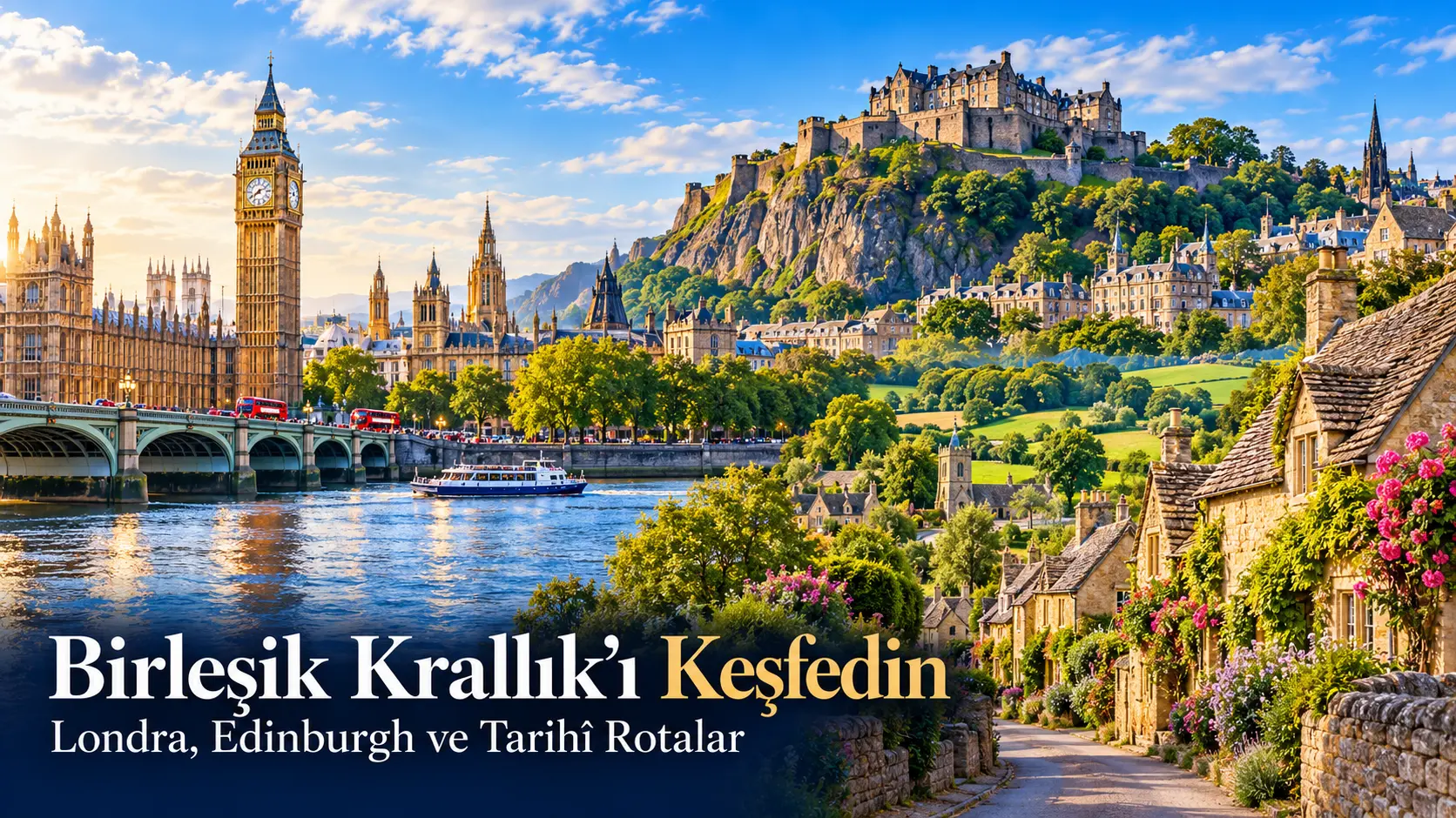 Birleşik Krallık’ı Keşfedin — Londra, Edinburgh ve Tarihî Rotalar | Erva Vize