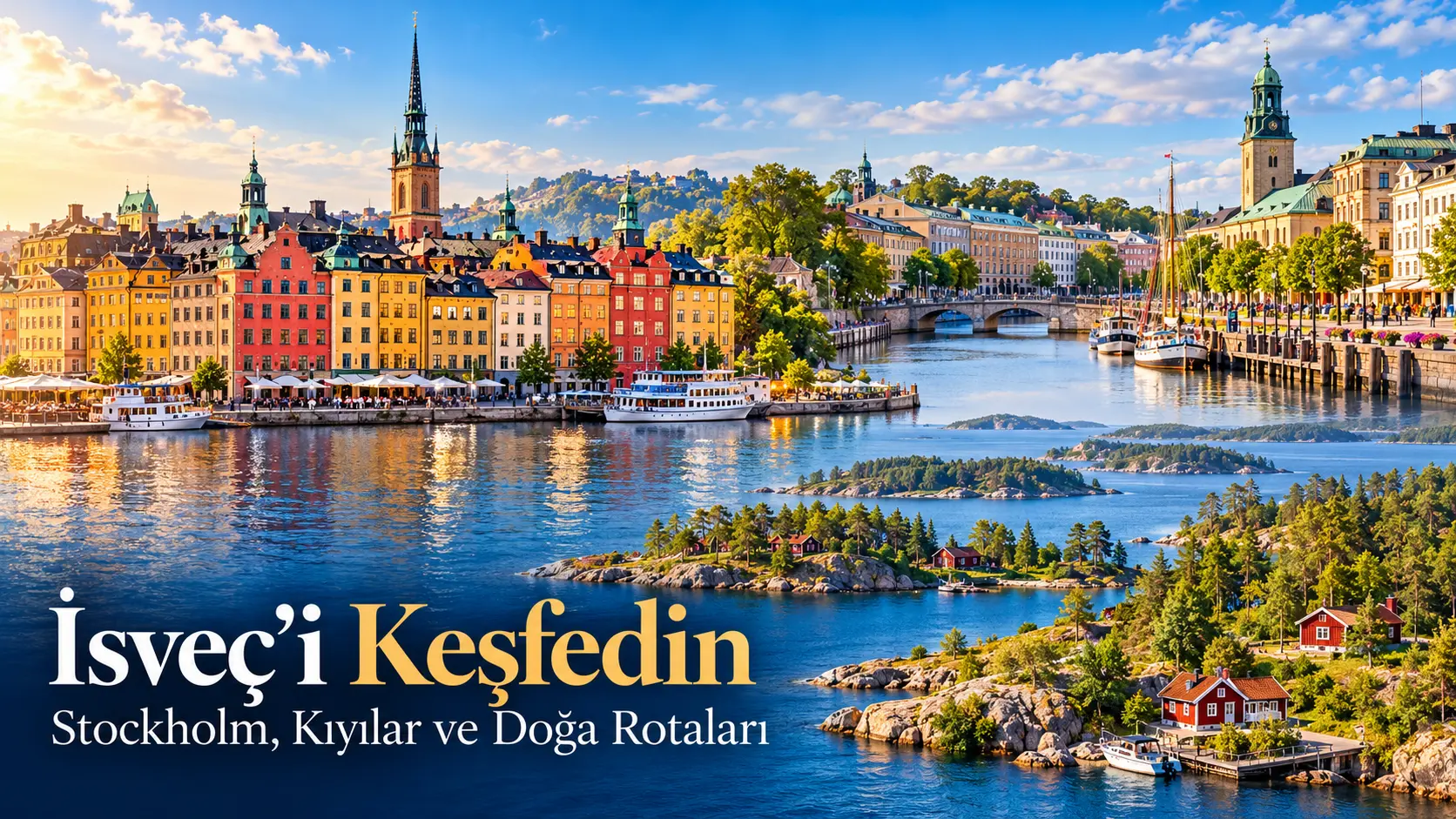 İsveç’i Keşfedin — Stockholm, Kıyılar ve Doğa Rotaları | Erva Vize