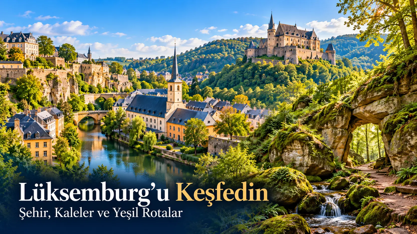 Lüksemburg’u Keşfedin — Şehir, Kaleler ve Yeşil Rotalar | Erva Vize